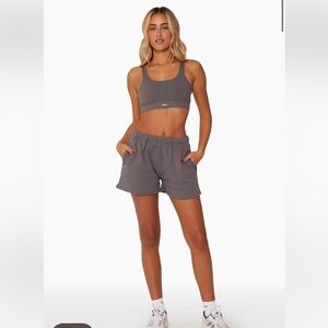 BRAND NEW Set Active sweat shorts - Smoke